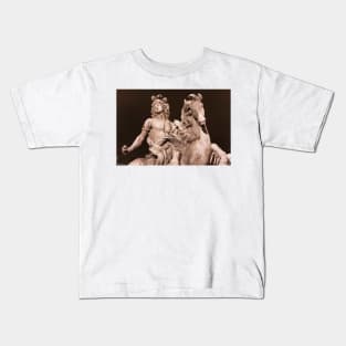 Saying Goodbye To The Louvre And Louis © Kids T-Shirt